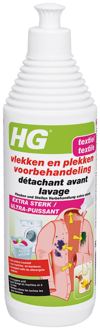Hg Vlekken & Plekken Voorbehandeling Extra Sterk 500ml