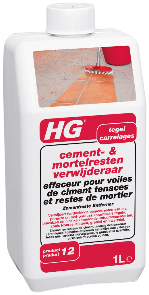 Hg Effaceur Pour Voiles De Ciment Tenaces & Restes De Mortier 1l
