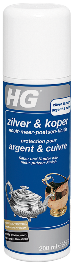 Hg Zilver & Koper Nooitmeer-poetsen-finish 200ml