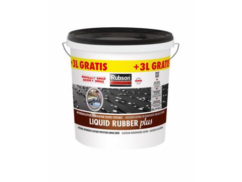 Rubbercoating Liquid Rubber Plus Zwart 23l