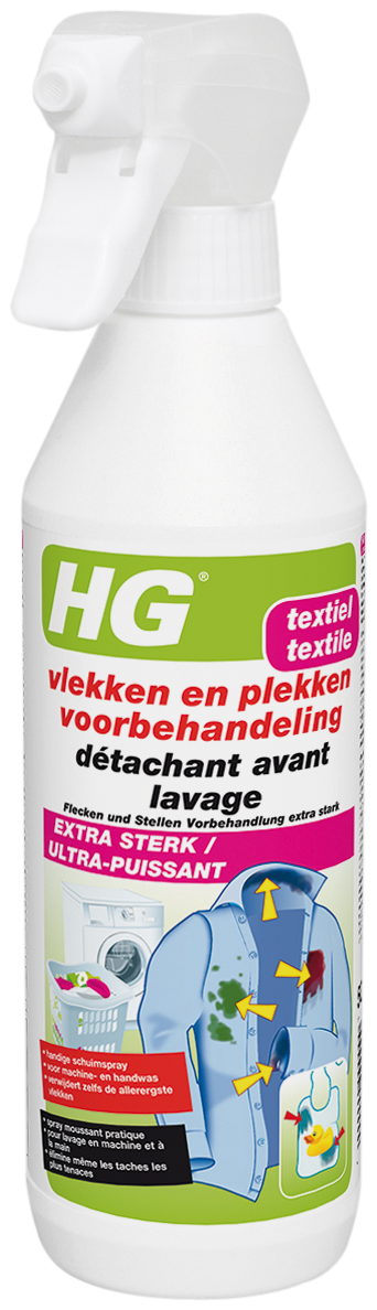 Hg Vlekken & Plekken Voorbehandeling Extra Sterk Spray 500ml