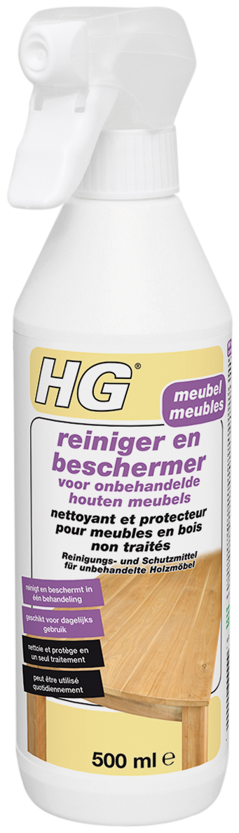 Hg Reiniger & Beschermer Voor Onbehandelde Houten Meubels 500ml