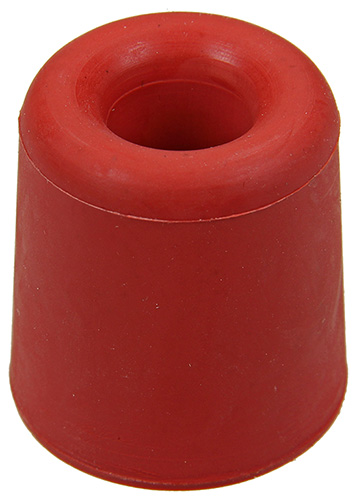 Rubber Deurstoppen Rood 30x35mm - 2st